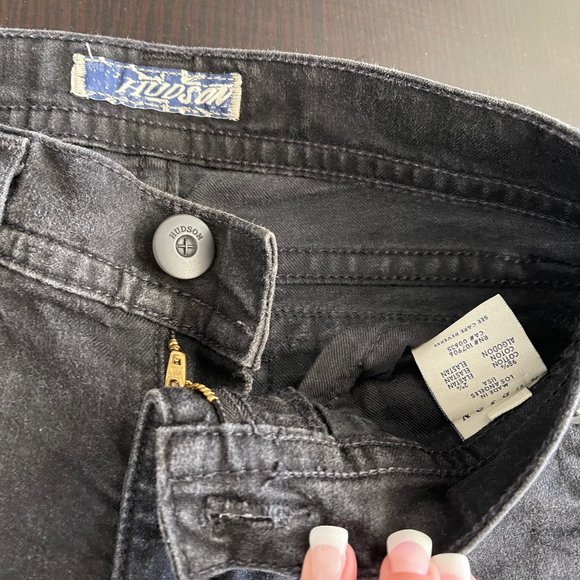 Girls Black Hudson Jeans SZ 14 - Picture 2 of 3